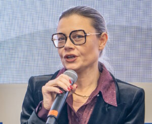 ENIT-Geschäftsführerin Ivana Jelinic spricht auf der ITB Berlin über die Bedeutung des deutschen Marktes für den Italien-Tourismus. (Foto: © ENIT)