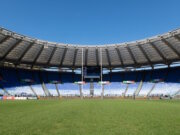 Blick ins Stadio Olimpico in Rom, seit 1953 tragen hier sowohl AS Roma als auch Lazio Rom ihre Heimspiele aus. Künftig könnte die Roma jedoch in ein eigenes Stadion umziehen. (Foto: © fabioderby - stock.adobe.com)