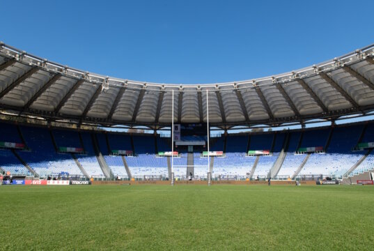 Blick ins Stadio Olimpico in Rom, seit 1953 tragen hier sowohl AS Roma als auch Lazio Rom ihre Heimspiele aus. Künftig könnte die Roma jedoch in ein eigenes Stadion umziehen. (Foto: © fabioderby - stock.adobe.com)