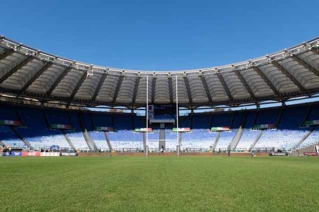 roma-stadio-olympiastadion Blick ins Stadio Olimpico in Rom, seit 1953 tragen hier sowohl AS Roma als auch Lazio Rom ihre Heimspiele aus. Künftig könnte die Roma jedoch in ein eigenes Stadion umziehen. (Foto: © fabioderby - stock.adobe.com)