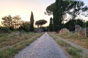 Die Via Appia Antica war auch Schauplatz grausamer Bestrafungen: 6.000 überlebende Sklaven des Spartakus-Aufstands wurden entlang der Straße gekreuzigt. (Foto: © Bastian Glumm)