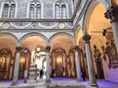 Im Innenhof des Palazzo Medici in Florenz, geschmückt mit ionischen Säulen, befand sich ein Garten mit exotischen Pflanzen, Brunnen und Skulpturen. (Foto: © Bastian Glumm)