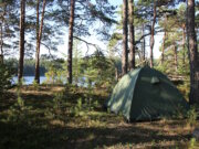 Wildcampen mitten in der Natur: In Italien ist das zwar verlockend, aber grundsätzlich verboten – Verstöße können mit hohen Bußgeldern geahndet werden. (Bild von Reijo Telaranta auf Pixabay)